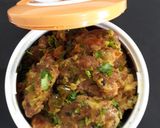 A picture of step 5 of Besani tikki sabzi.