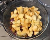 Une image de l'étape 5 de Compote de raisins, pommes et prunes.