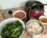 รูปขั้นตอนการทำที่ 1 ของ ราดหน้าหมูหมักคะน้ากรอบ