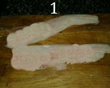 Foto del paso 1 de la receta Albóndigas de pescada en salsa de azafrán