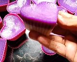 Gambar langkah 9 resipi Talam Keladi 💜.