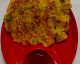 A picture of step 6 of Vegetable chilla.