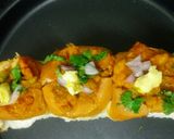 A picture of step 2 of Pull apart bhaji pav.