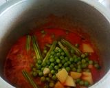 A picture of step 6 of Drumsticks sabzi.
