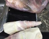 Hình bước làm 1 của món Măng xào tỏi