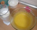 Foto del paso 1 de la receta Bizcocho "migoso" de aceite y limón sin horno (sin lactosa)