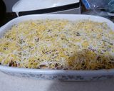 A picture of step 3 of Cornbread Pizza.