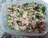 Foto del paso 3 de la receta: Taquitos de col con atún
