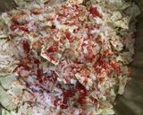 A picture of step 1 of Papad poha.