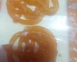 A picture of step 2 of Radbi with  jalebi--Perfect dip for jalebi.