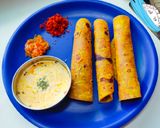 A picture of step 6 of Gujurati Thepla.