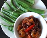 Hình bước làm 6 của món Đậu bắp chấm kho quẹt