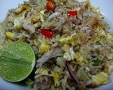 รูปขั้นตอนการทำที่ 10 ของ ข้าวผัดปลาเค็ม