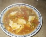 A picture of step 2 of Sabzi soup.