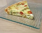 Une image de l'étape 5 de Quiche courgette chèvre.