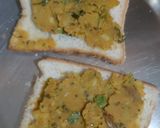 A picture of step 5 of Waffle masala sandwich.