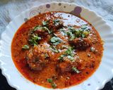 A picture of step 5 of Kele ka kofta.