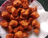 A picture of step 5 of Soya chunks pakora.