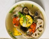 Hình bước làm 7 của món Canh gà hầm củ sen