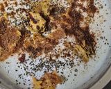 A picture of step 2 of Besan chila Raita.