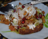 A picture of step 5 of Chole Tikki Chat.