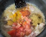 A picture of step 2 of Punjabi chicken masala.