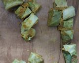 A picture of step 4 of Cabbage Patra.