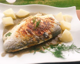Foto del paso 10 de la receta: Lubina al papillote en sartén
