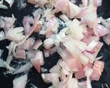 Foto del passaggio 2 della ricetta Nidi di tagliolini fritti con piselli e fonduta al gorgonzola