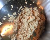 A picture of step 2 of Besan Ladoo.