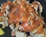 Foto del paso 2 de la receta: Quesadilla🌮de pollo🍗a mi manera🥯🧀🥑
