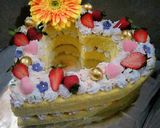 Foto langkah ke 7 dari resep Heart Cake.