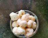 A picture of step 3 of Makhna, Sabudana kheer.