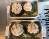 Une image de l'étape 14 de Courgettes rondes farcies ricotta et jambon blanc.