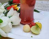 A picture of step 2 of Melon ball punch.