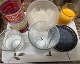A picture of step 1 of Orange summer cooler.