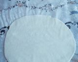 A picture of step 5 of How to prepare soft layered chapatis #themechallenge.