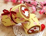 Foto langkah ke 11 dari resep Japanese Roll Cake kukus - enak,ga bau telur.