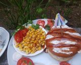 बर्गर कॉर्न (Burger Corn recipe in hindi) रेसिपी चरण 2 फोटो