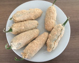 Foto del paso 17 de la receta: Ajíes Jalapeños rellenos fritos