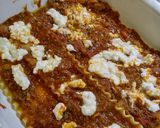 A picture of step 4 of Lasagna.