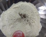 A picture of step 1 of Besan coconut cookies.