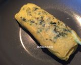 A picture of step 9 of Scallion and Wakame Tamagoyaki.