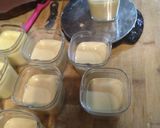 A picture of step 3 of Coffee Egg Custards.