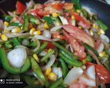 वेजिटेबल पनीर पिज़्ज़ा (Vegetable Paneer Pizza recipe in Hindi) रेसिपी चरण 5 फोटो