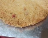 A picture of step 6 of Cricket pitch cake with fruit flavour.