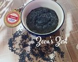 A picture of step 3 of Black Sesame Tahini.