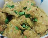 A picture of step 4 of Chicken Malai handi.