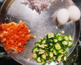 A picture of step 1 of Bitter gourd Omelette.