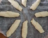 Une image de l'étape 4 de Croissants au saumon.
